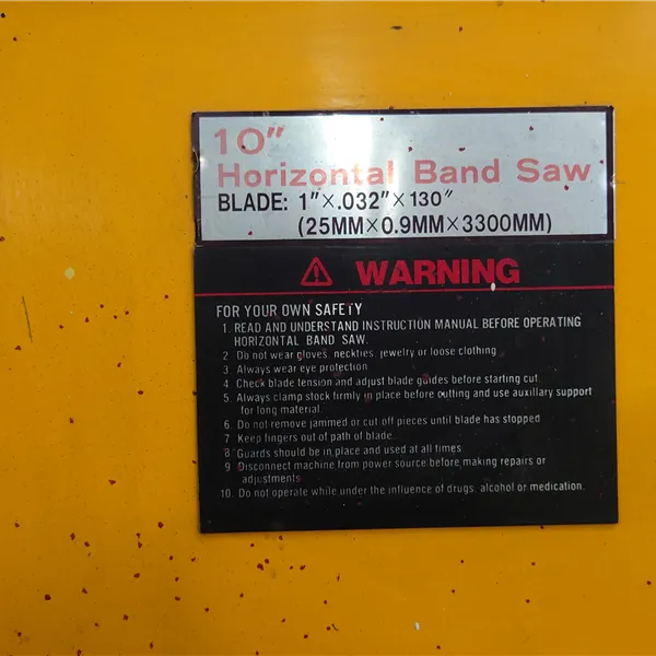 Excel Heavy Duty Horizontal Band Saw