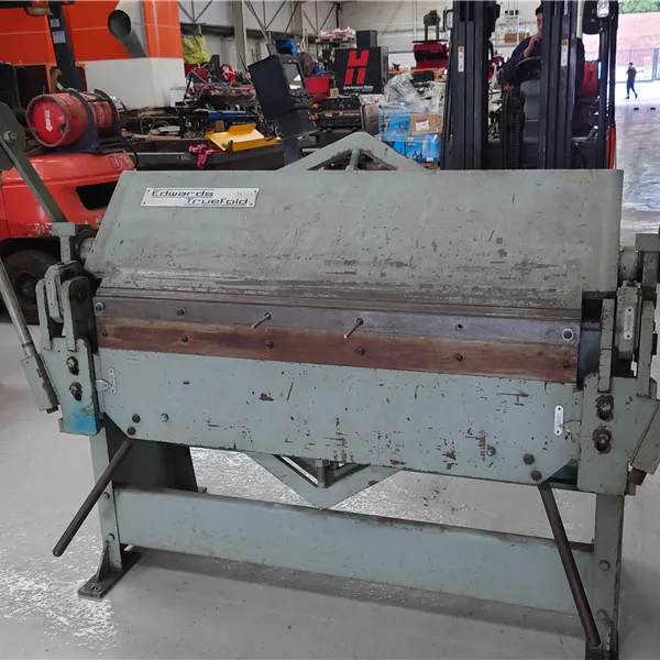 Edwards Truefold Sheetmetal Folding Machine - manual