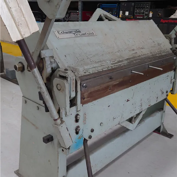 Edwards Truefold Sheetmetal Folding Machine - manual