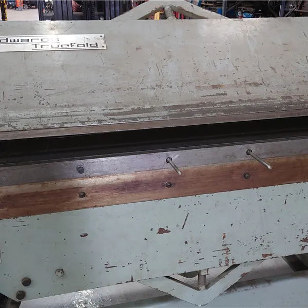 Edwards Truefold Sheetmetal Folding Machine - manual