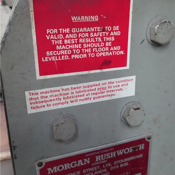 Morgan Rushworth Power Guillotine 3.5mm x 1000mm