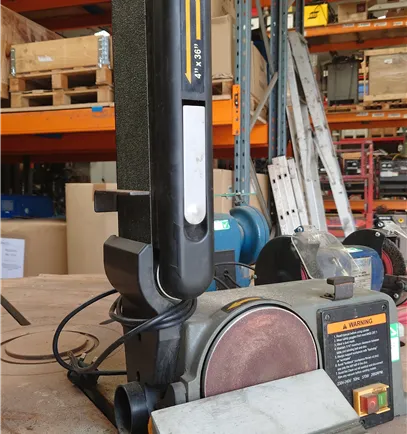 Belt & Disc Sander for metalwork, Chester, grinding, sanding, workshop