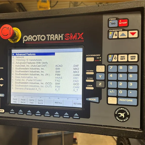 XYZ SMX 2500 ProtoTRAK 3 Axis CNC Milling Machine