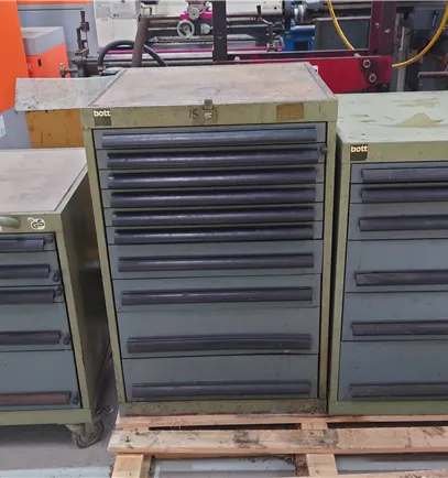 Bott 5, 6, 10 Drawer Cabinets with Keys tools can be offered 