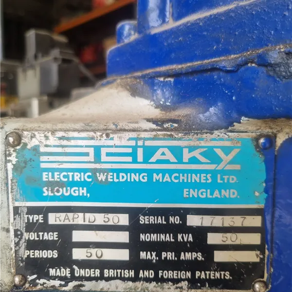 Sciaky Rapid 50, 50kva Spot Welder
