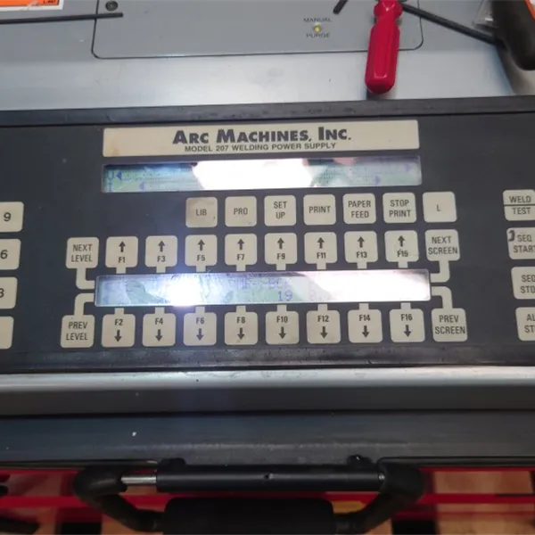 AMI 207 Orbital welder, 9-3500 Weld Head and 2" collets Special price 