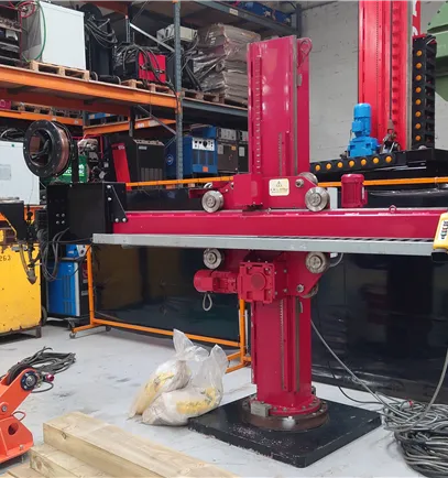 Red-D-Arc Column and Boom SubArc welder with Positioner and Idlers 