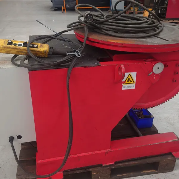 Redrock TPS 1000kg welding positioner. Optional 4 Jaw Chuck