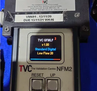 TVC NFM2 Shielding Gas Flow Measurement Meter 