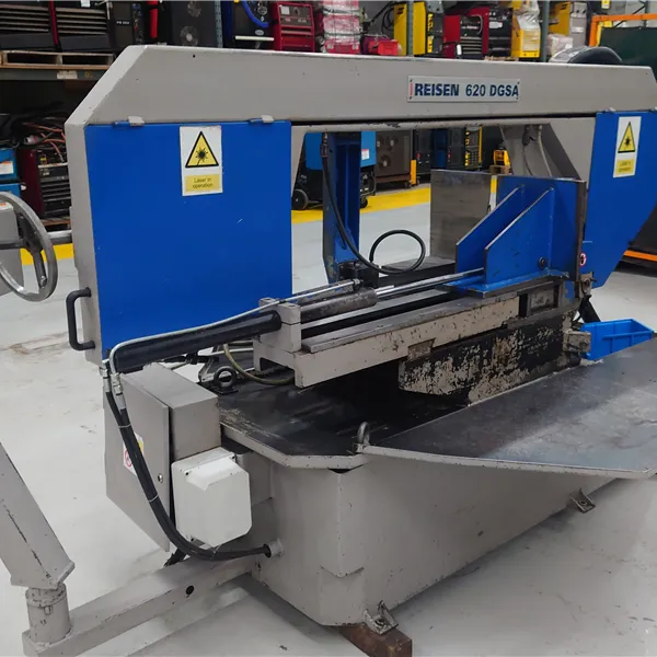 Reisen 620 DGSA Semi Auto Bandsaw complete with tables 