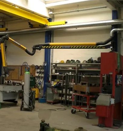 Plymovent Multi Dust Bank & Fume Extraction FlexMax Extension Crane