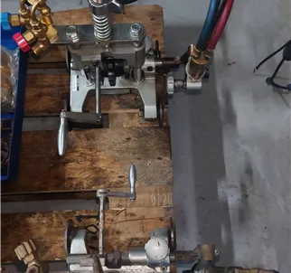 Manual Chain Pipe Cutting Machine, gas cutting 