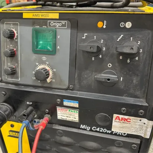 ESAB Orgio MIG C 420 W Pro compact MIG welder, water cooled