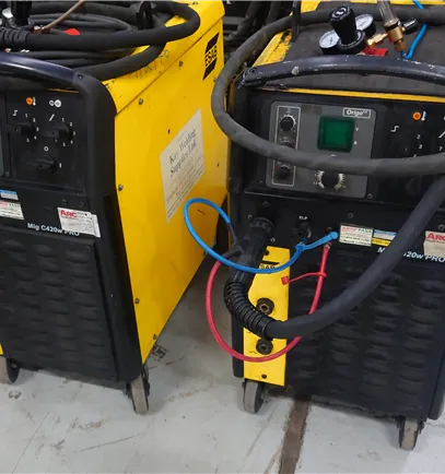ESAB Orgio MIG C 420 W Pro  compact MIG welder, water cooled