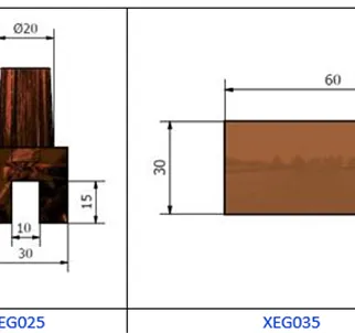 PEI spot welding electrodes for mesh 