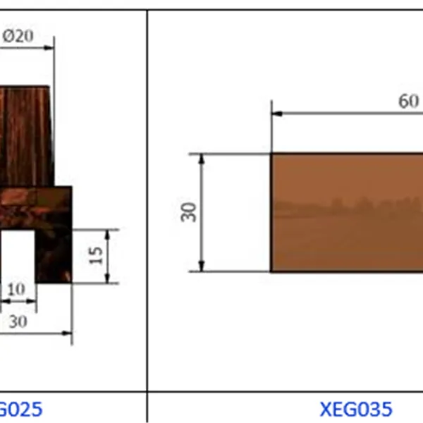 PEI spot welding electrodes for mesh 