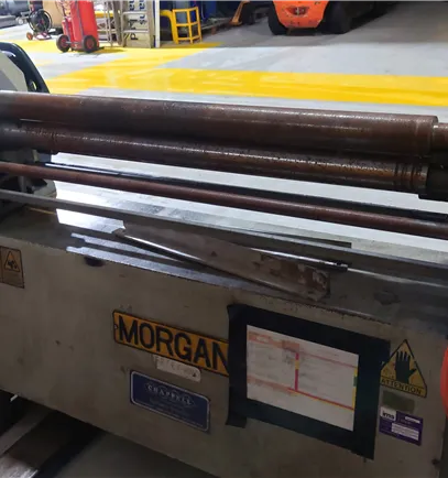 Morgan Rushworth TRS 1250/1.6 Manual Bending Rolls