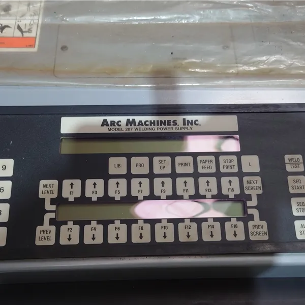 AMI 207 Orbital Welder with 8-4000 Head + Qty spares Special Price 