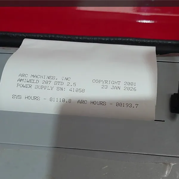 AMI 207 Orbital Welder with 8-4000 Head + Qty spares Special Price 