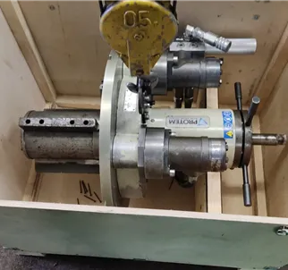 Protem US-40 and US-150 bevelling are hydraulic and with power pack
