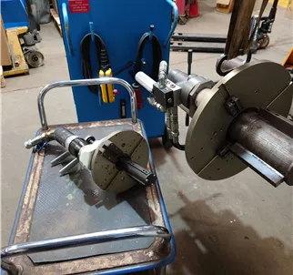 Protem US-40 and US-150 Hydraulic Beveler with power pack