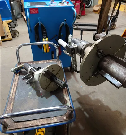Protem US-40 and US-150 Hydraulic Beveler with power pack