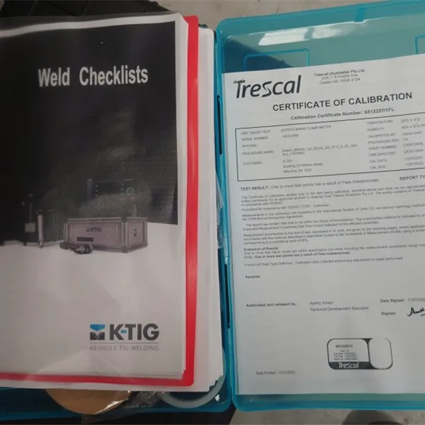 K-TIG 1000 EVOLVE-II Extreme Keyhole TIG welding Cell