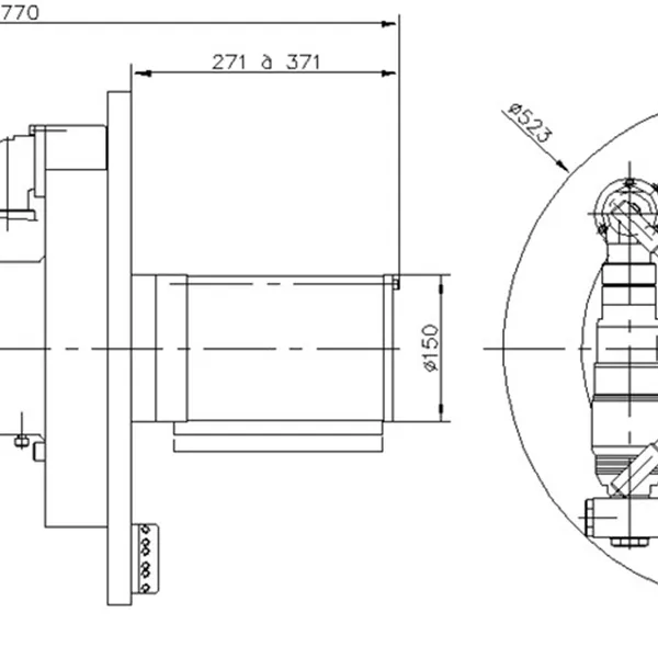 Protem US150 Beveler with Twin Hydraulic Drive - 150mm to 508mm