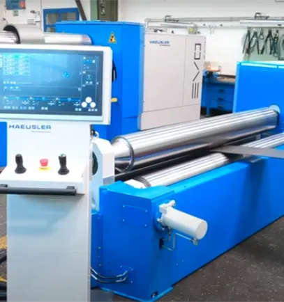 Haeusler FLEX 3-Roll Plate Bending Machine