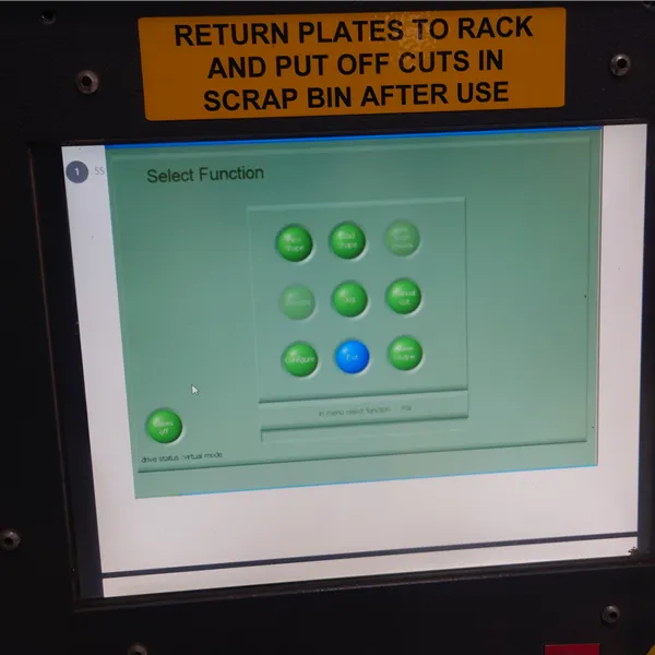 ESCCO CNC Plasma Cutting Table with Hypertherm Powermax 85 