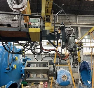 Bode Column and Boom 5 x 6m ESAB A6 and LAF 1251 DC power source