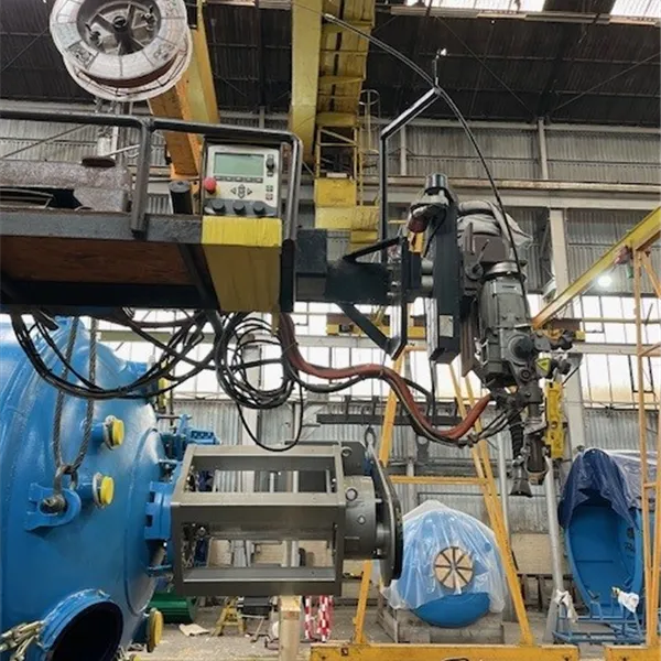 Bode Column and Boom 5 x 6m ESAB A6 and LAF 1251 DC power source