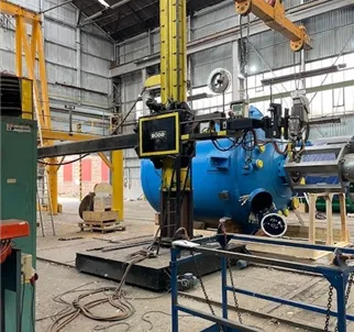 Bode Column and Boom 5 x 6m ESAB A6 and LAF 1251 DC power source