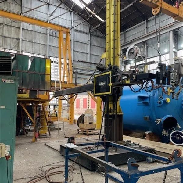 Bode Column and Boom 5 x 6m ESAB A6 and LAF 1251 DC power source