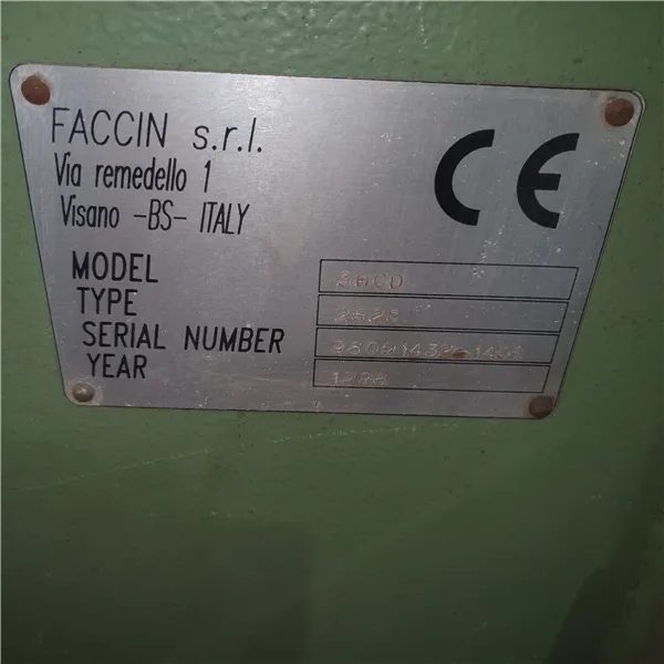 Biko Faccin Hydraulic Plate Bending Rolls