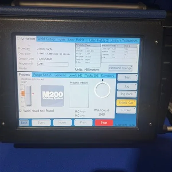 Swagelok M200 Orbital Welder Power source only 