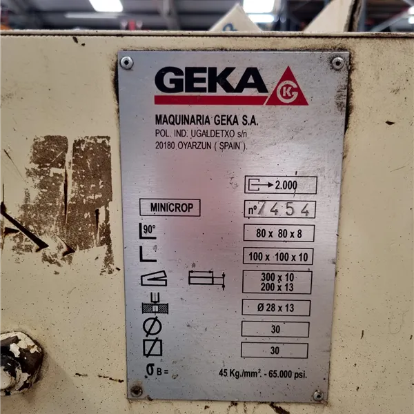 Geka Minicrop Ironworker