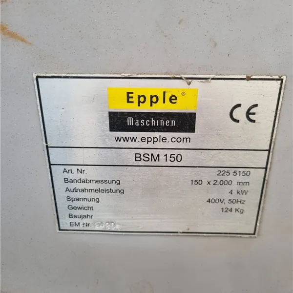 Epple Maschinen BSM 150 Metal Grinding Machine