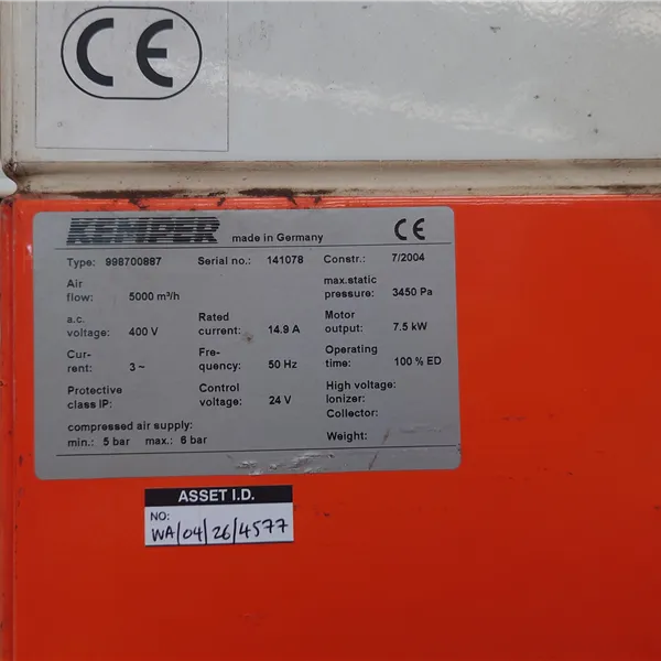 Kemper 9000 last used on esprit cnc plasmas 2 x 6m bed