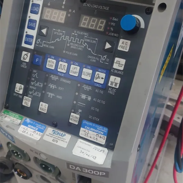 OTC DA-300P AC/DC TIG welder, water cooled package