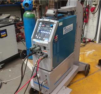 OTC DA-300P AC/DC TIG welder, water cooled package
