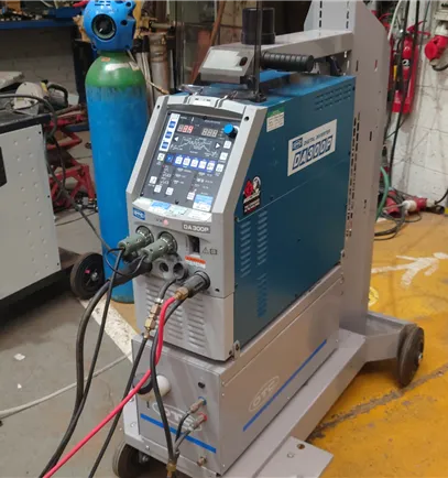 OTC DA-300P AC/DC TIG welder, water cooled package
