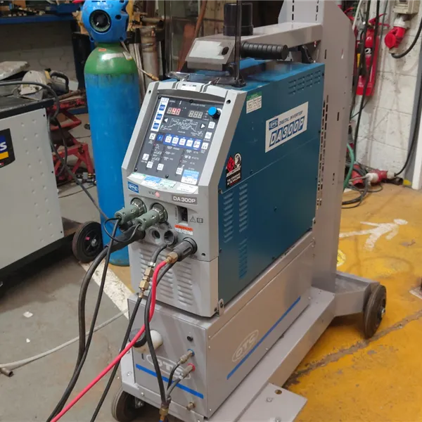 OTC DA-300P AC/DC TIG welder, water cooled package
