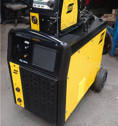 ESAB Origo MIG welder 402c with 304 heavy duty wire feed unit