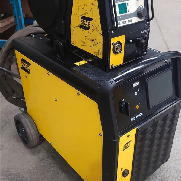 ESAB Origo MIG 4002c 5002 with 304 heavy duty wire feed unit