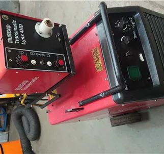 Murex Transmig 354 MIG welder with separate 4 Roll Wire Feed