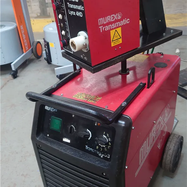 Murex Transmig 354 MIG welder with separate 4 Roll Wire Feed