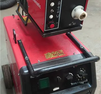 Murex Transmig 354 MIG welder with separate 4 Roll Wire Feed