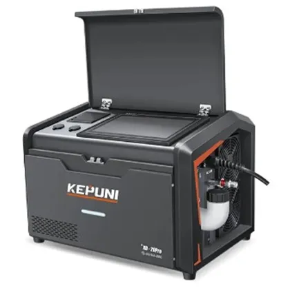 Kepuni 20Pro Orbital Power Supply with a choice of closed weld heads