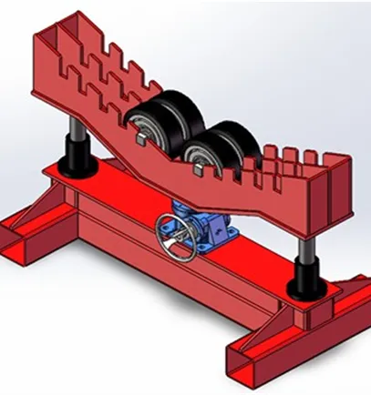 New West 2 Ton Manual Roller Idler - Max Working Dia 1600mm